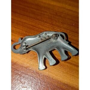 Vintage Elephant Brooch Pin